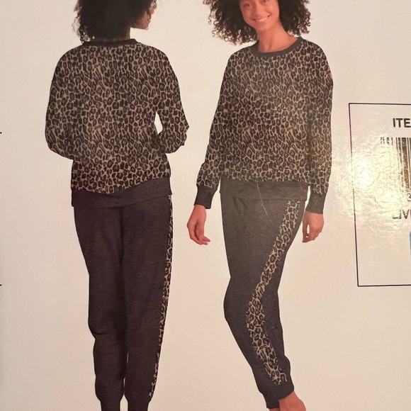 Splendid 2-Piece Leopard Print Pajama Set Sz 3X NWT - Picture 2 of 4